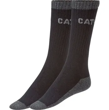 Pánské ponožky Caterpillar Pánské pracovní termo ponožky, 2 páry (černá, 39-42)