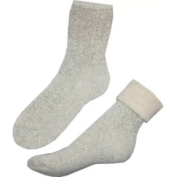 Dámské ponožky Ponožky s ovčí vlnou Matex 838 Helena Merino mocca velikost 23-24