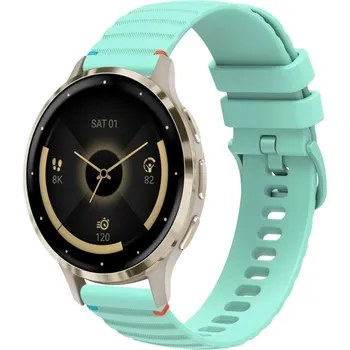 VSECHNONAMOBIL 87452 WAVY Silikonový řemínek pro Garmin Venu 3S mentolový