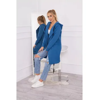 Zateplená džínová bunda s kapucí UNI
