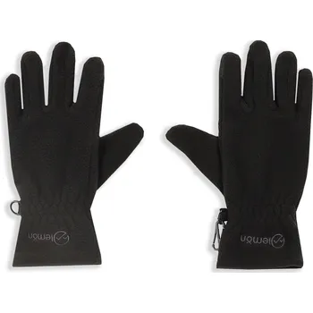 LEMON EXPLORE Dětské lyžařské rukavice fleecové ZL4 L ČERNÁ