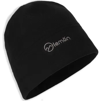 Čepice LEMON EXPLORE Dětská lyžařská čepice fleecová ZL4 AWU 54cm ČERNÁ