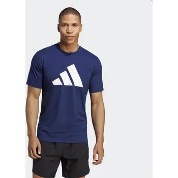 Pánské oblečení Pánské Tričko s krátkým rukávem ADIDAS TR-ES FR LOGO T IB8275 – Tmavě modrá S