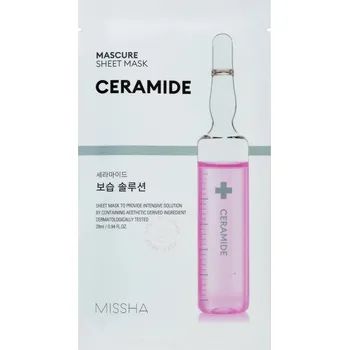 Pleťová maska Missha Mascure Moisture Barrier Ceramide Sheet Mask