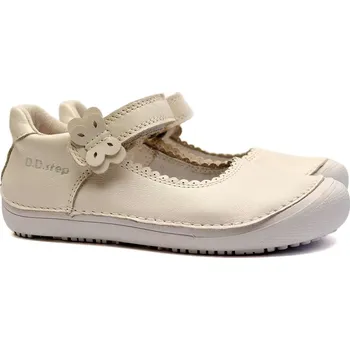 Chlapecké polobotky Barefoot baleríny DDStep H063-52822 bílá Velikost: 34
