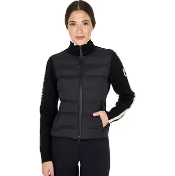 Dámská větrovka EQUESTRO Bunda Hybrid Equestro, dámská, černá M