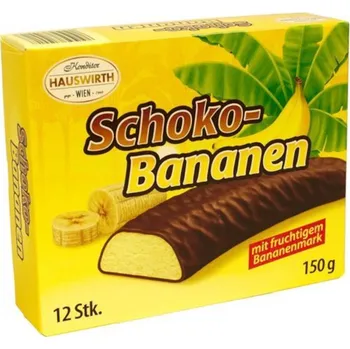 Čokoláda Hauswirth Banány v čokoládě (150g)