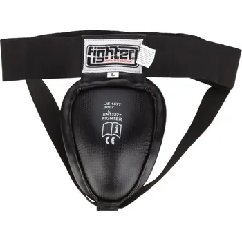 Sportovní chránič Kovový suspenzor Fighter Barva: Černá, Velikost: XL