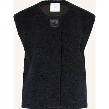 Dámská vesta Neo Noir Dámská Plyšová Vesta Anjanna, tmavě modrá, 34