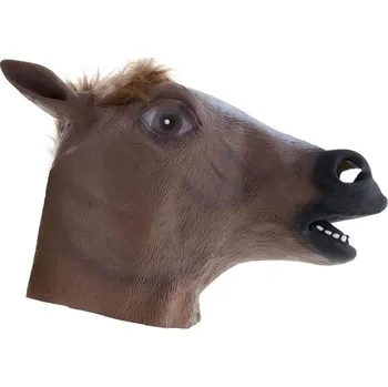 Karnevalová maska Funny Fashion Gumová maska Kůň