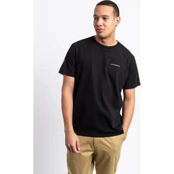 Pánské tričko Patagonia Fitz Roy Icon Responsibili-Tee Ink Black S