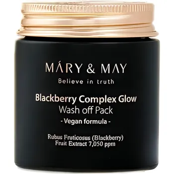 Pleťová maska Antioxidační smývající pleťová maska - Mary&May Blackberry complex Glow Washoff pack