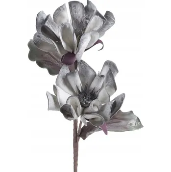 umělá květina Umělá květina dekorativní 72 cm stříbrná z plastové pěny
