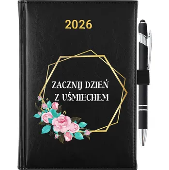 Kalendář Knižkový kalendář 2026 A5 černý