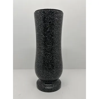 Váza Hřbitovní váza AV367 šedá žula - doprodej
