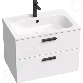 Koupelnový nábytek Ravak Chrome skříňka pod umyvadlo II SD 700, bílá/černá