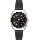 MINET Stříbrno-černé dámské hodinky ICON BLACK MESH MWL5098 (MINET Stříbrno-černé dámské hodinky ICON BLACK MESH MWL5098)
