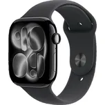 Apple Watch Series 11 GPS 42mm Black Aluminium, Black Sport Band - S/M MEQT4MP/A