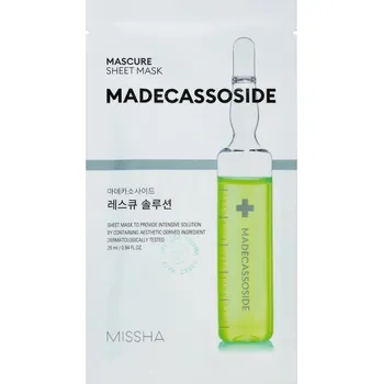 Pleťová maska Missha Mascure Rescue Madecassoside Sheet Mask