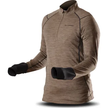 Pánská mikina Mikina Trimm CLINIC Barva: lite khaki/grey melange, Velikost: S