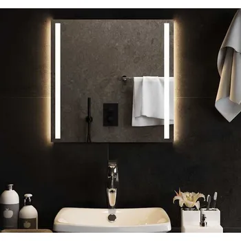 Zrcadlo vidaXL Koupelnové zrcadlo s LED osvětlením 50x50 cm [151739]