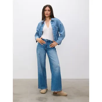 Dámské džíny Sinsay - Džíny wide leg - modrá - 891EV-55J - 891EV-55J-34