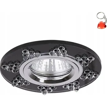 Bodové svítidlo Zápustné svítidlo Candellux Lighting 50 W MR16 9,5 cm stříbrné