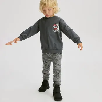 Chlapecké kalhoty Reserved - Legíny Tlapková patrola - tmavě šedá - 064FO-90X - 064FO-90X-98