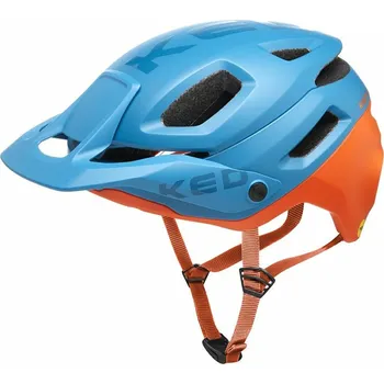 Sportovní chránič přilba KED Pector MIPS L petrolejová oranžová matná 56-61 cm (all mountain a enduro přilba KED Pector s perfektním odvětráním a prodlouženou týlní částí se systémem MIPS a BOA)