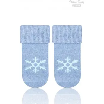 Kojenecké froté ponožky Vánoce - 11-13 / zelená