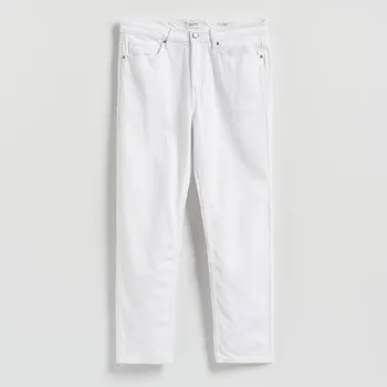 Pánské džíny Reserved - Džíny straight fit - bílá - 186GT-00J - 186GT-00J-32