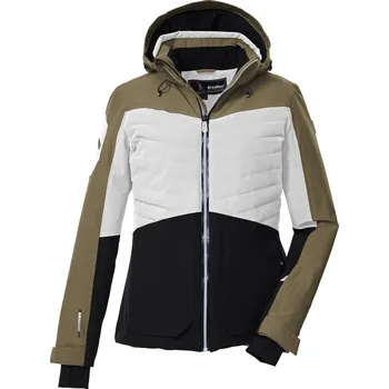 Bunda Killtec KSW 30 WMN SKI JCKT, bílá/taupe/černá Velikost: 42