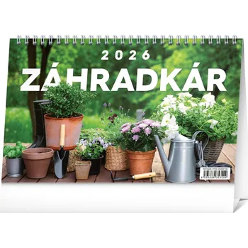 Kalendář NOTIQUE Stolový kalendár Záhradkár 2026, 23,1 x 14,5 cm