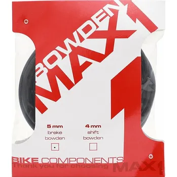Lanko pro jízdní kolo bowden MAX1 5 mm černý balení 3 m (brzdový bowden MAX1 v několika barevných provedeních, balení obsahuje 3m barevného bowdenu)