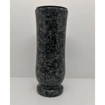 Váza Hřbitovní váza AV360 šedá žula - doprodej