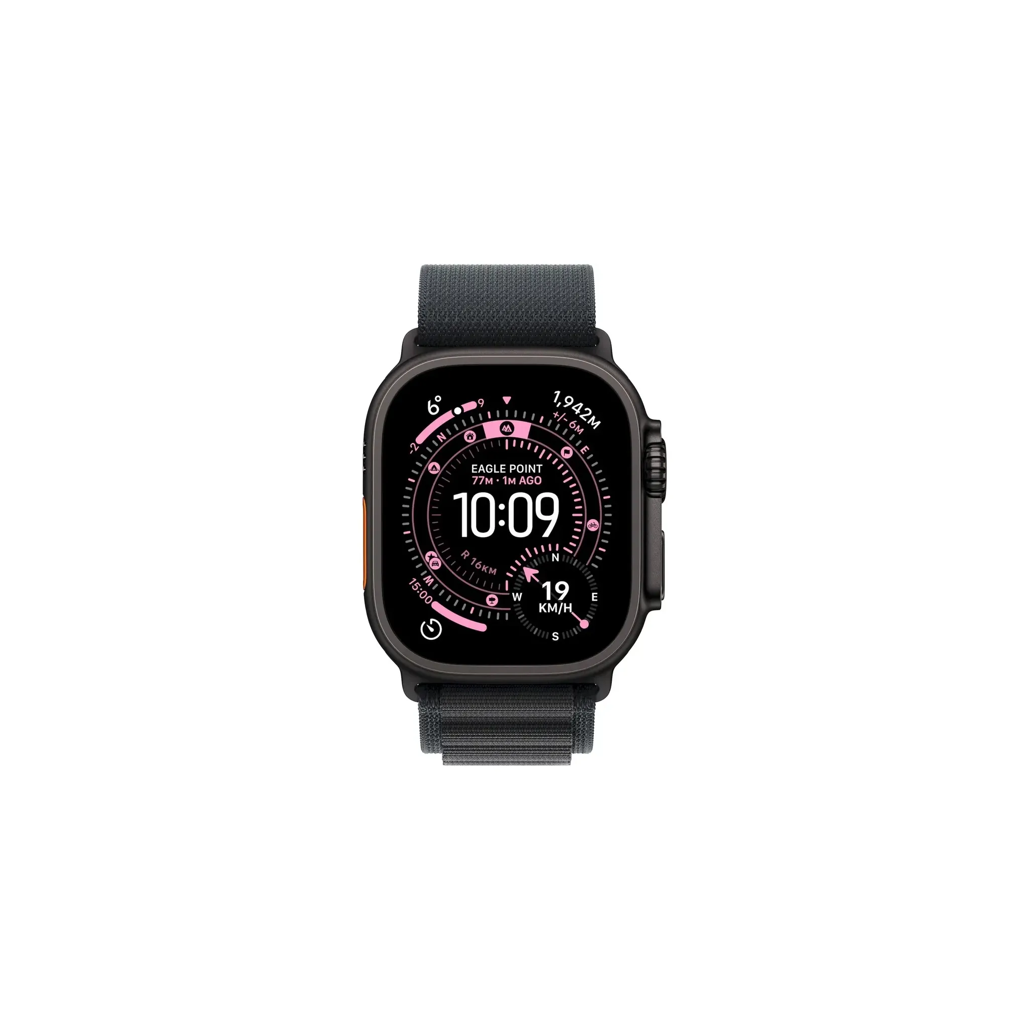 Fotografie 1 - Chytré hodinky Apple Watch Ultra 3 49 mm černý titan s černým alpským tahem L