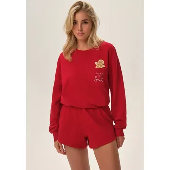 Pánské pyžamo Pyžamo/domácí oblečení Henderson Dámské 41900 Fawn S-2XL červená XL