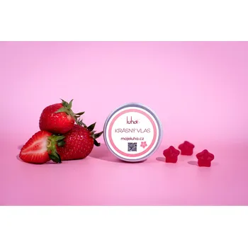 Dárková krabička Plechová cestovní krabička na tobolky Krásný vlas