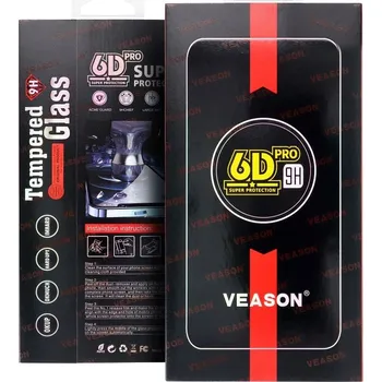 Ochranné tvrzené sklo 6D Pro Veason Glass - iPhone 17 Pro Max Black