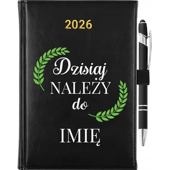 Kalendář Knižkový kalendář 2026 A5 černý