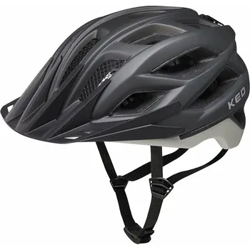 Cyklistická přilba přilba KED Companion M process black ash matt 52-58 cm (sportovní přilba KED Companion s perfektním odvětráním a prodlouženou týlní částí, upínání pomocí K-Fit mechanismu s integrovanou blikačkou)
