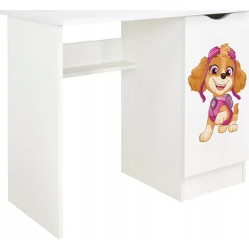 Obdélníkový psací stůl Leomark 90 x 50 x 77 cm bílý