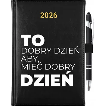 Kalendář Knižkový kalendář 2026 A5 černý