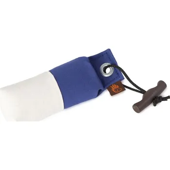 tréninková pomůcka pro psa Firedog Pocket dummy marking 150 g modrý / bílý