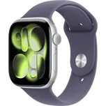 Apple Watch Series 11 46mm, Stříbrné, Sportovní řemínek S/M