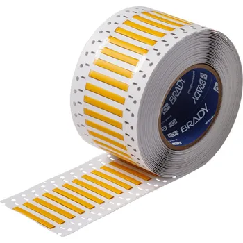 Pásek do tiskárny Brady LSZH-250-2-YL-2 / 141238, etikety, THT Low Smoke Halogen Free Permasleeve Wire Marking Sleeves, 25.40 mm x 11.15 mm