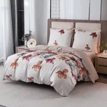 Flanelové povlečení z mikrovlákna FLORIVA barevné Rozměr povlečení: 2 ks 70 x 90 cm | 200 x 220 cm