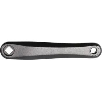 Klika na kolo levá klika pro BAFANG 4hran 170 mm černá (levá klika pro středový motor BAFANG M400, M410, délka 170 mm, včetně imbusového upevňovacího šroubu, černá)