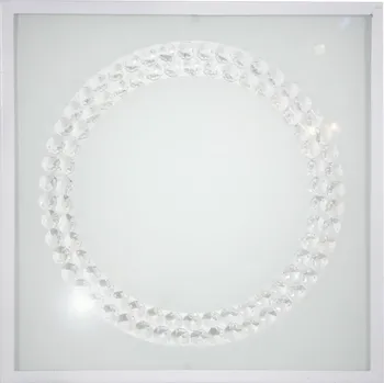 LED stropní svítidlo Lux 29x29 bílý čtvercový skleněný do obýváku a kuchyně CANDELLUX