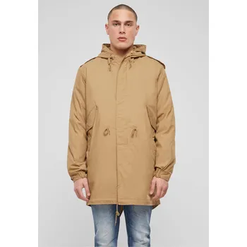Build Your Brandit Jarní / zimní parka M51 US Urban Classics s odnímatelnou fleecovou podšívkou Barva: Béžová, Velikost: XXL